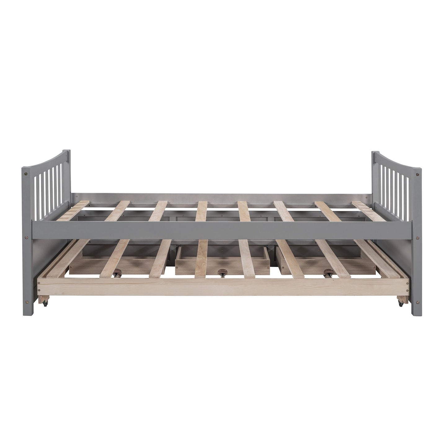 Twin Size Daybed With Trundle And Drawers