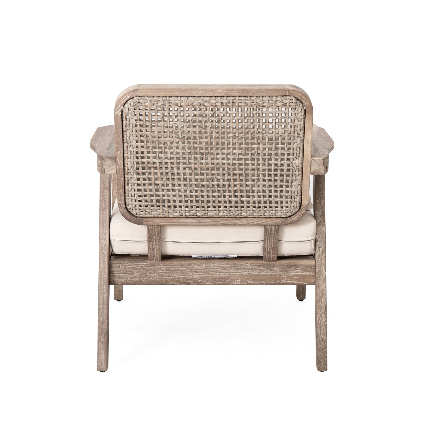 Outdoor Acacia Wood Patio Club Chair