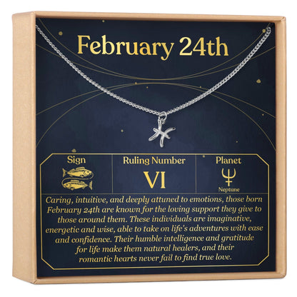 February 24th Pisces Necklace