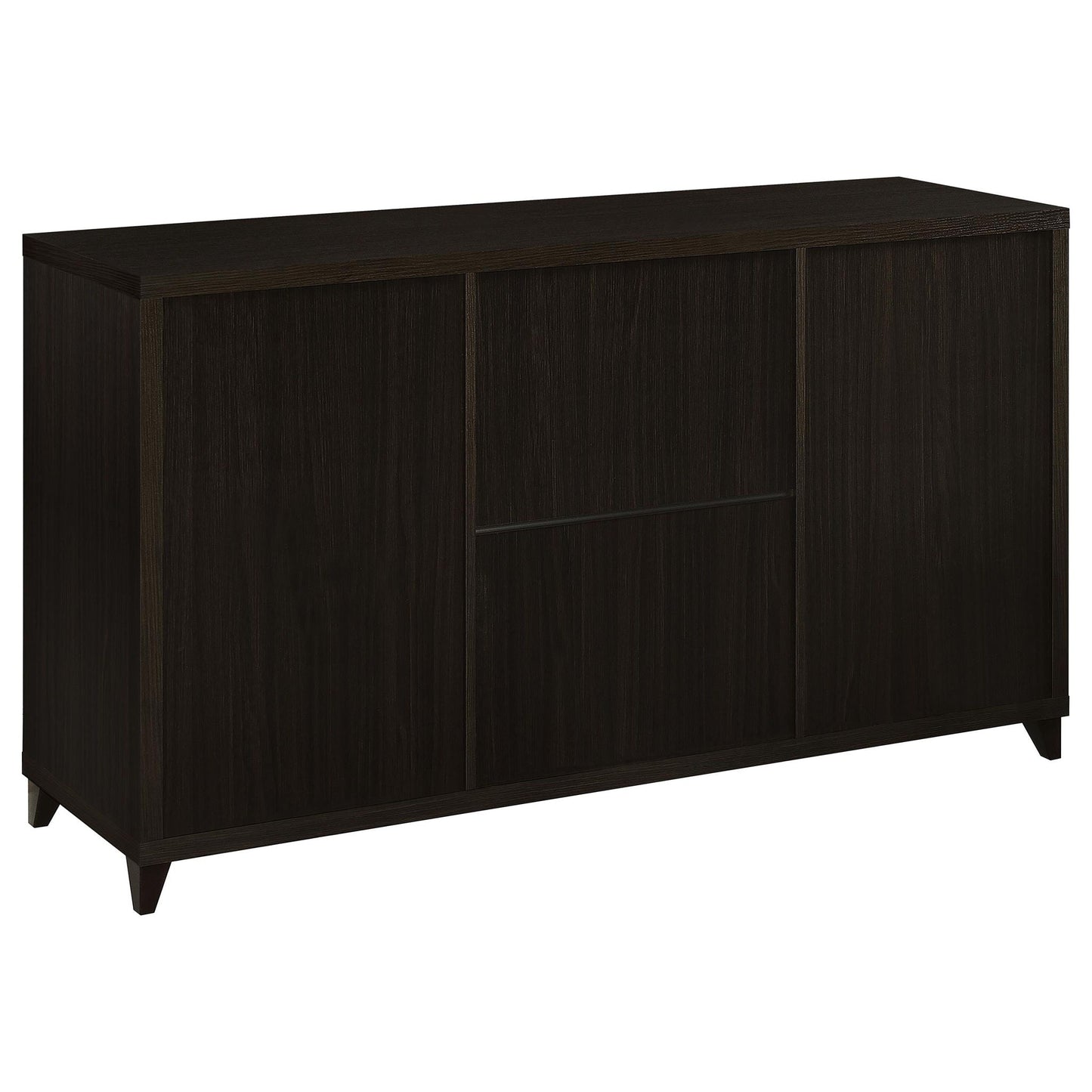 Nyler - 3 Drawer Rectangular TV Console - Cappuccino
