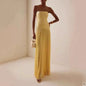 Ribbed Pleated Tube Dress