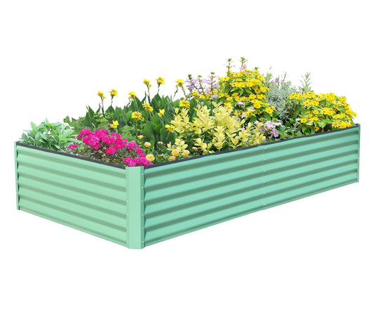 6x3x1.5ft Galvanized Raised Garden Bed