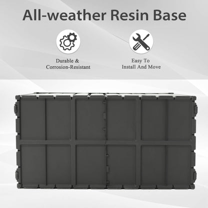 190 Gallon Metal Deck Box