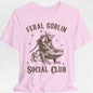 Feral Goblin Social Club T-shirt - With Toad