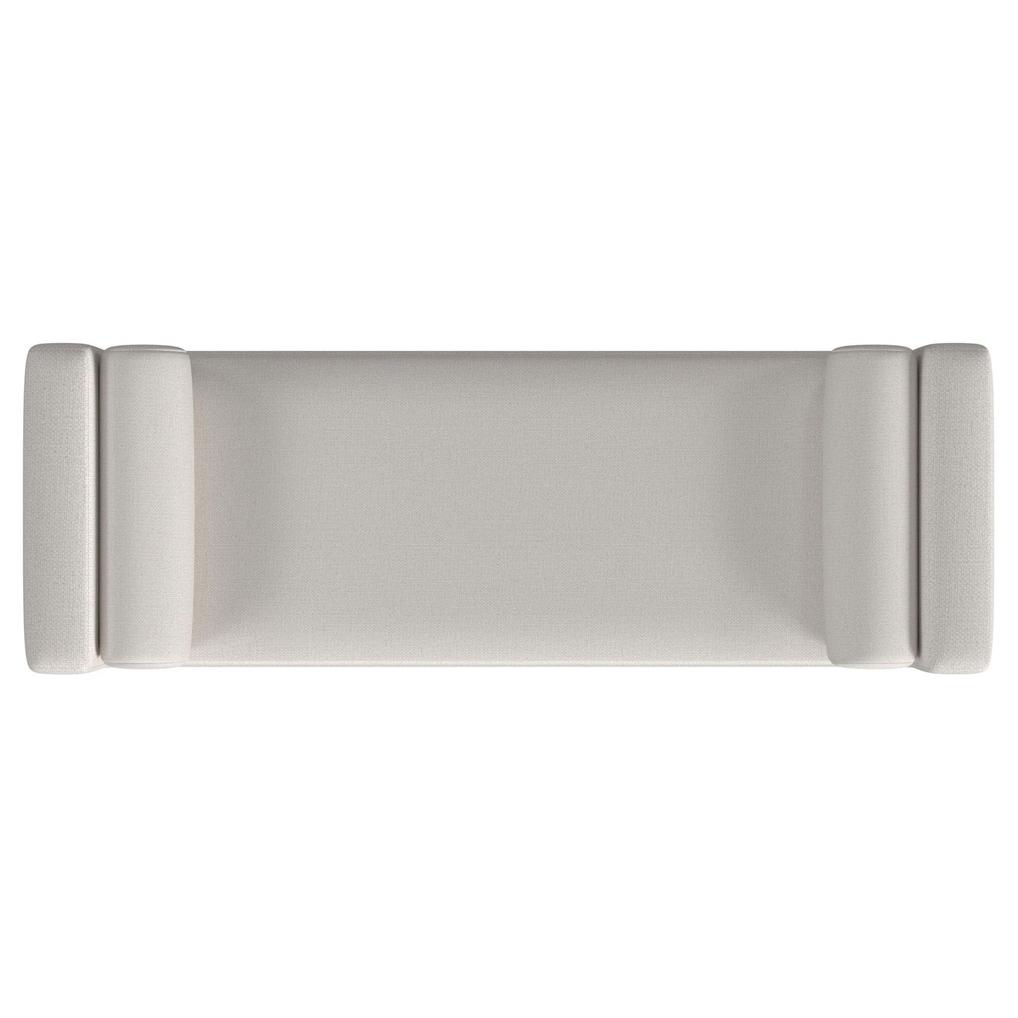 Thomas - Raised Arm Accent Bench - Ivory