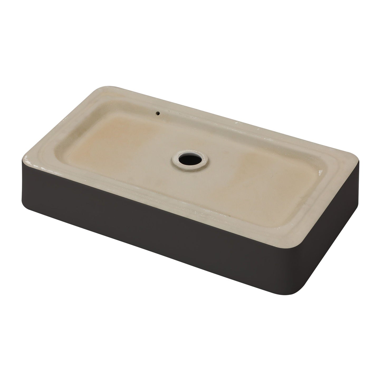 Modern European Design Ceramic Rectangular Vessel Bathroom Sink