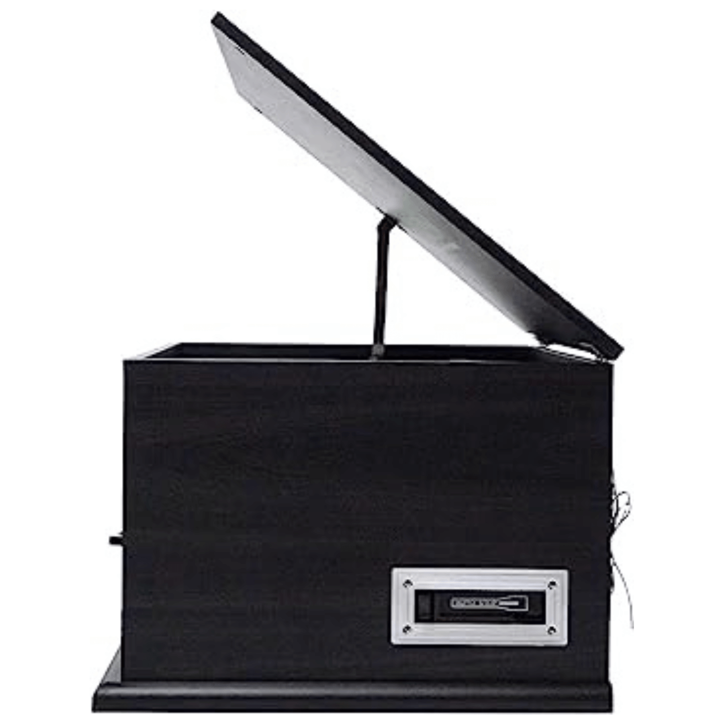 Victor State 7-in-1 Wood Music Center Graphite - Refurbished
