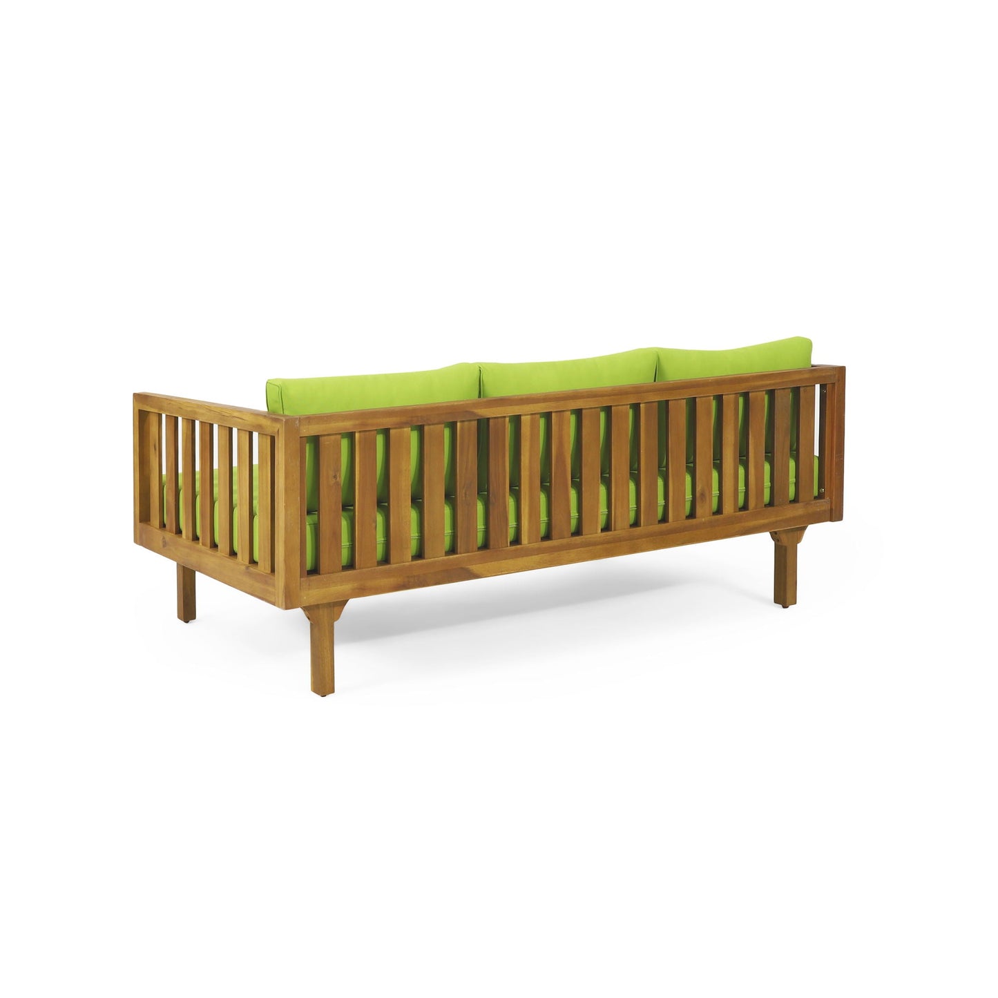 Claremont 3 Seater Daybed Teak Acacia Wood Water Resistant Cushions