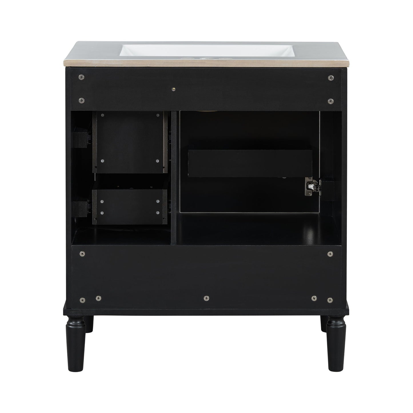 Traditional Bathroom Vanity Set With Soft Close Doors