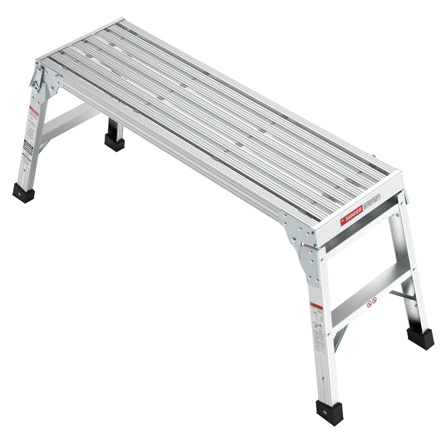 Work Platform Aluminum Portable Bench Folding Ladder