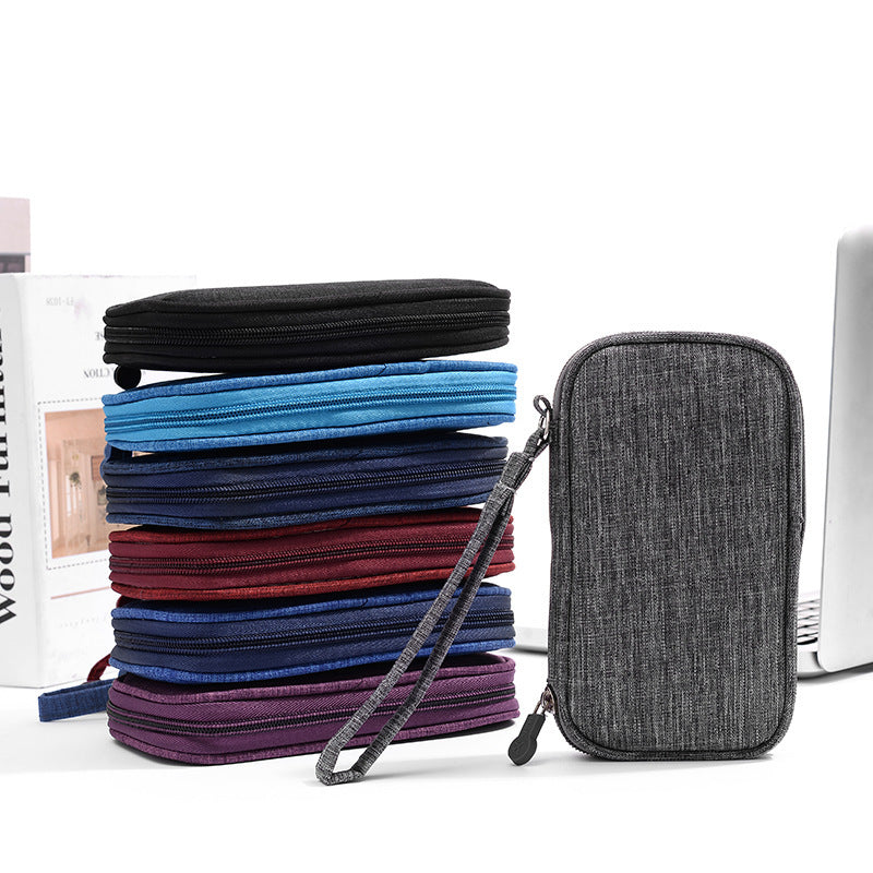 Mobile Phone Power Bank Data Cable Storage Bag