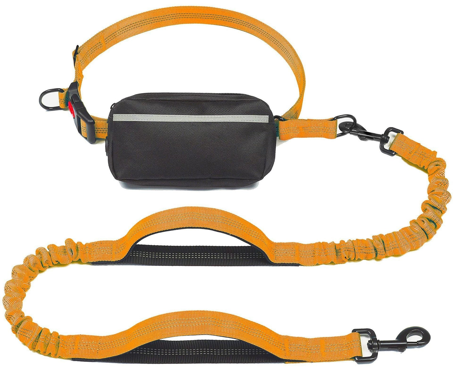 2025 Cross-Border Hot-Selling Multifunctional Dog Leash Waist Bag Pet Set For Walking And Running, Nylon Reflective Traction Rope