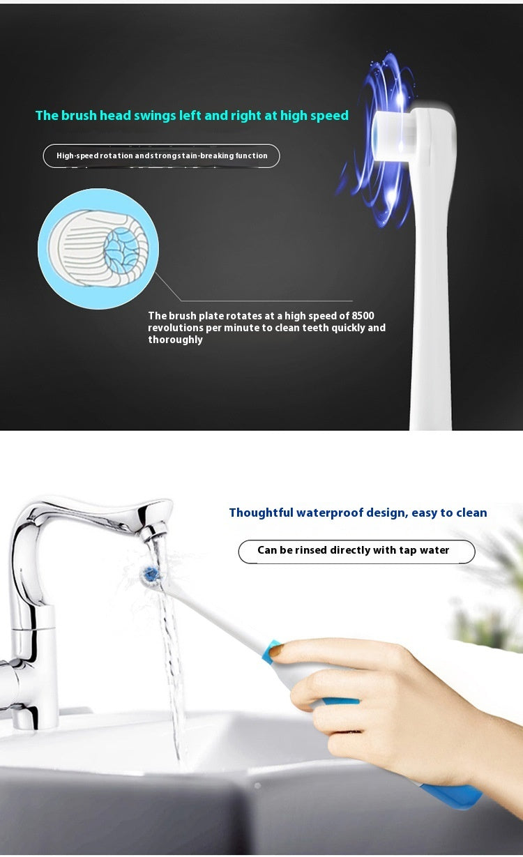 Creative Waterproof Rotary Household Electric Toothbrush