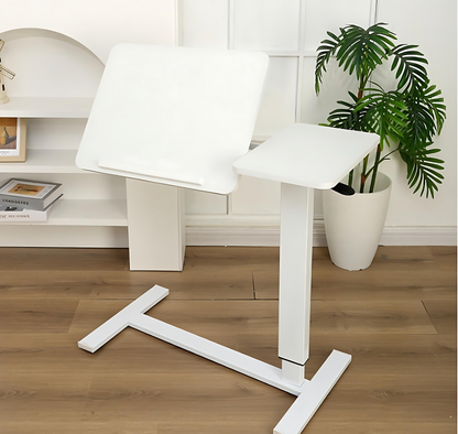 Overbed Bedside Desk, Mobile Rolling Laptop Stand