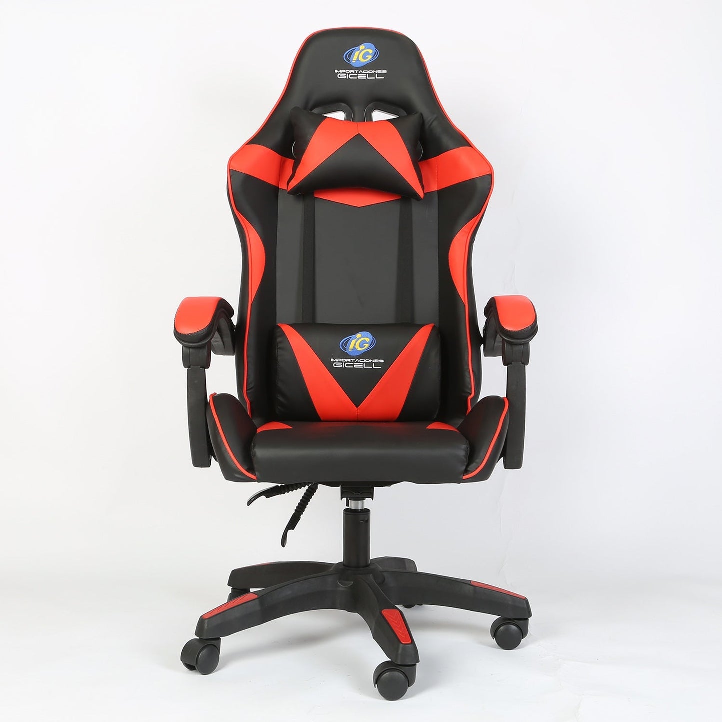 Gaming Racing Chair Height Adjustable Ergonomic PC Computer Chair E-Sports Gamer Office Task Swivel Chair w/ Headrest Lumbar Support Pillow 441lbs Wei