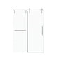 Frameless Single Sliding Shower Doors With Towel Rail & Handle