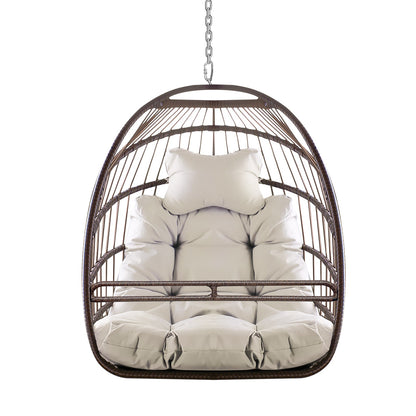 Khaki Hanging Swing Egg Chair