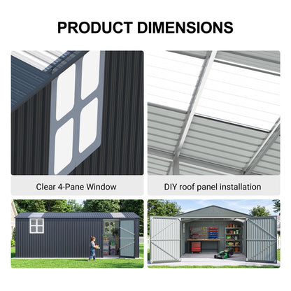Outdoor Storage Shed 20x13 FT