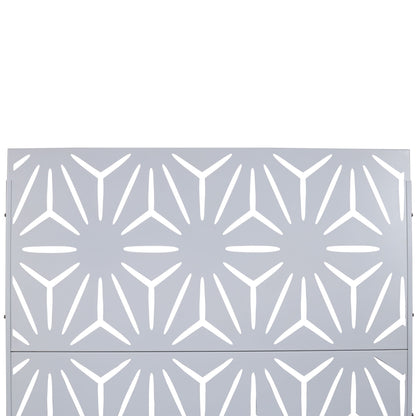 Outdoor & Indoor Metal Privacy Screen, Freestanding Decorative Panels
