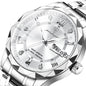 Mens Watch Leather Strap Quartz Movement