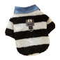 Leash Hole And Collar Winter Thick Warm Cozy Sweater For Small Medium Breeds, For Teddy Dachshunds Yorkies Cats