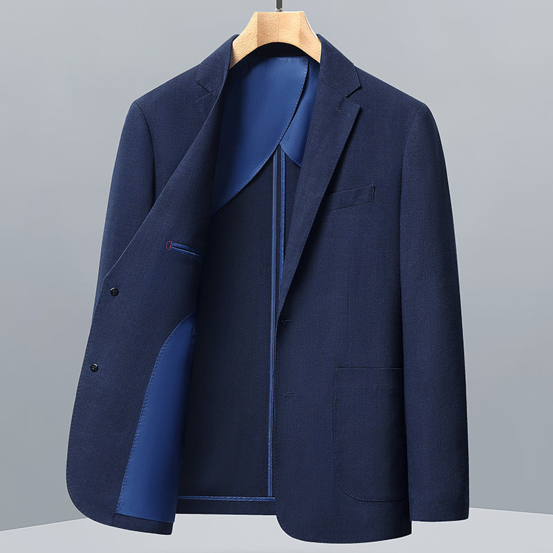 Men's Casual Suit Korean-Style Slim-Fit Single-Breasted Blazer Top