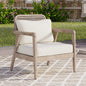 Outdoor Acacia Wood Patio Club Chair