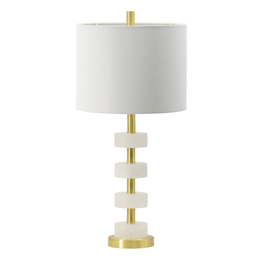 13x13x26 Marble Table Lamp