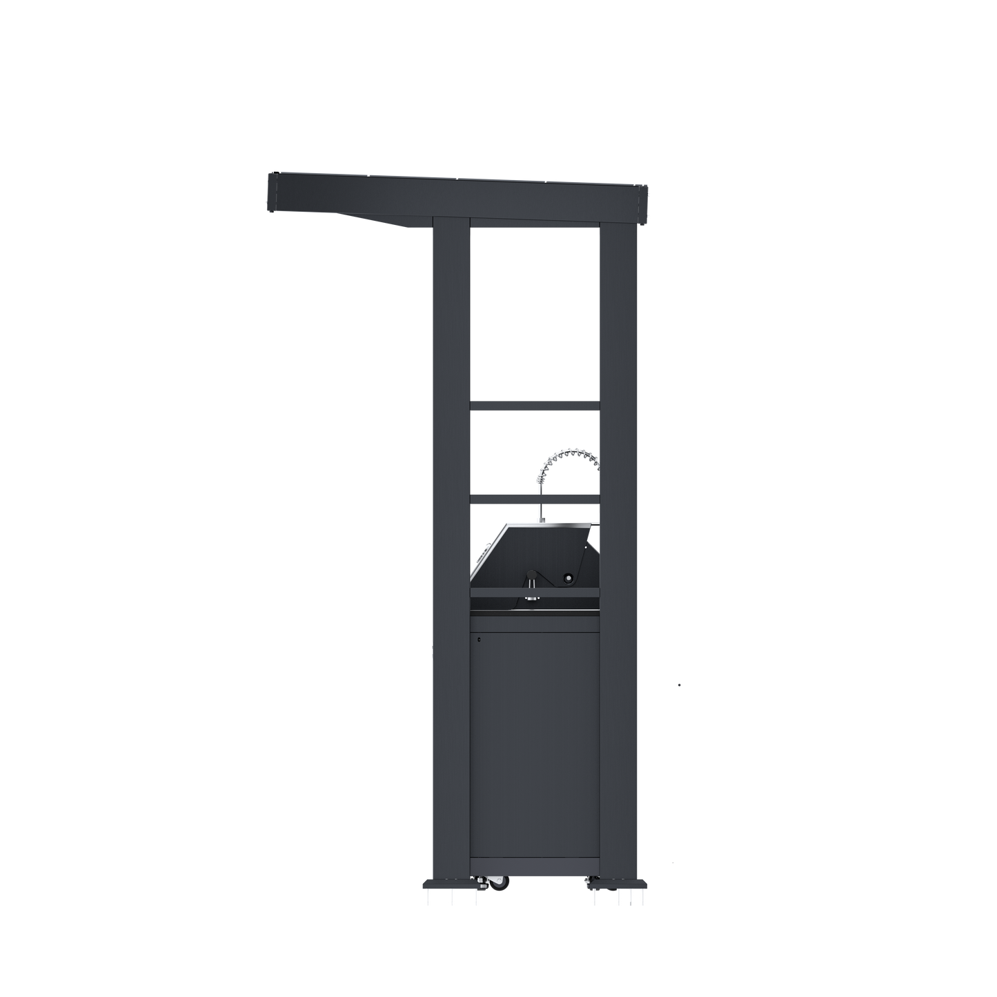 97-Inch 4-Burner Deluxe Stainless Steel Gas Outdoor Kitchen Grill