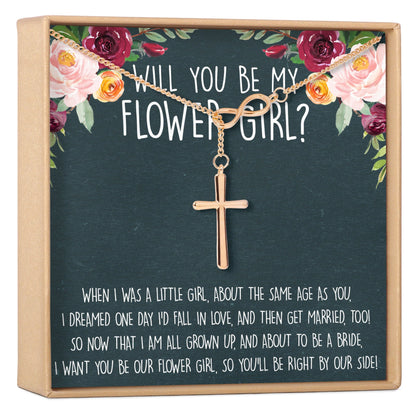 Flower Girl Necklace, Multiple Styles