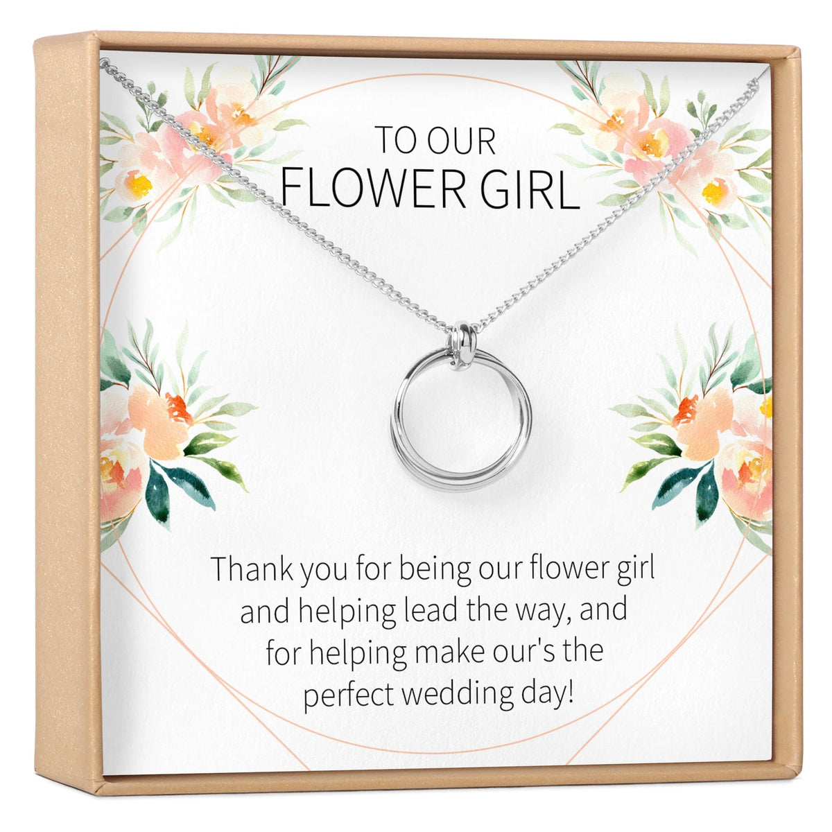 Flower Girl Necklace, Multiple Styles