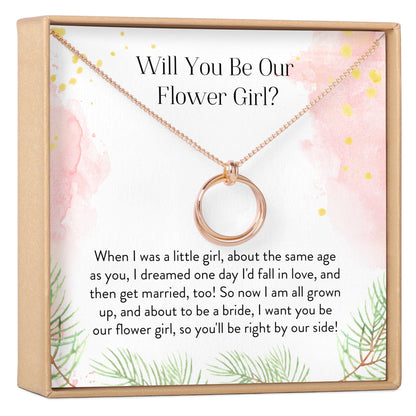 Flower Girl Necklace, Multiple Styles