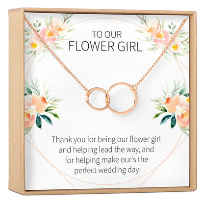 Flower Girl Necklace, Multiple Styles