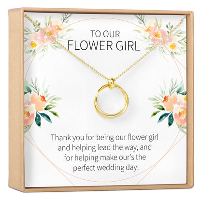 Flower Girl Necklace, Multiple Styles