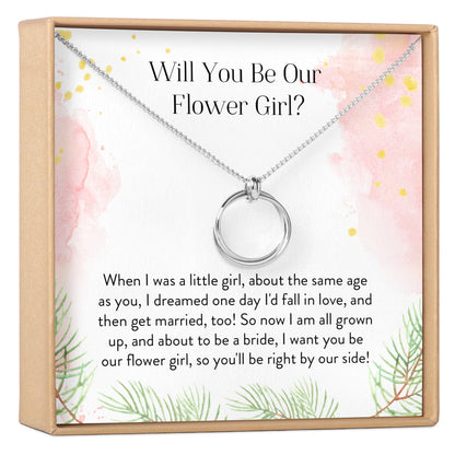 Flower Girl Necklace, Multiple Styles