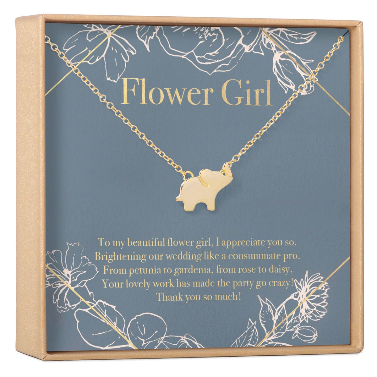 Flower Girl Necklace, Multiple Styles
