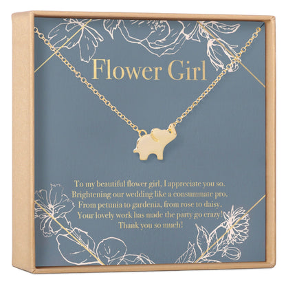 Flower Girl Necklace, Multiple Styles