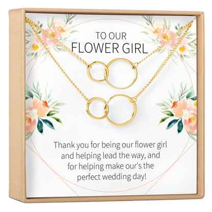 Flower Girl Necklace, Multiple Styles