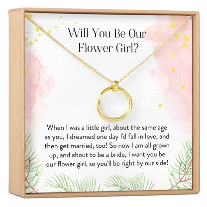Flower Girl Necklace, Multiple Styles