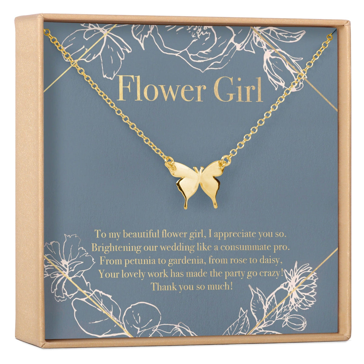 Flower Girl Necklace, Multiple Styles