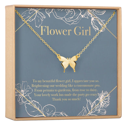 Flower Girl Necklace, Multiple Styles