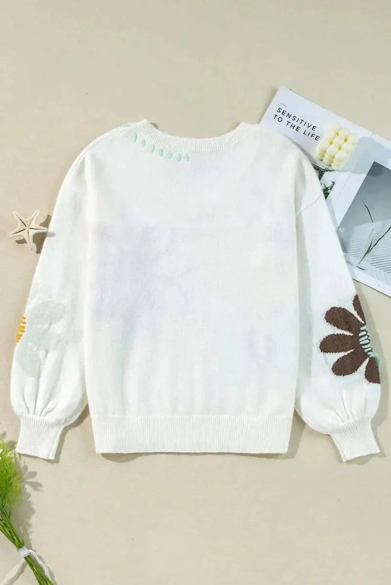 Women's V-Neck Knit Sweater | Trendsi Comfortable Fit