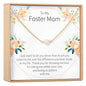 Foster Mom Cross Pearl Necklace