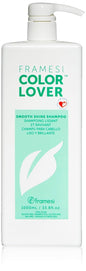 Framesi Color Lover Smooth Shine Shampoo, Sulfate-Free with Quinoa and Aloe Vera for Color Treated Hair, 33.8 oz