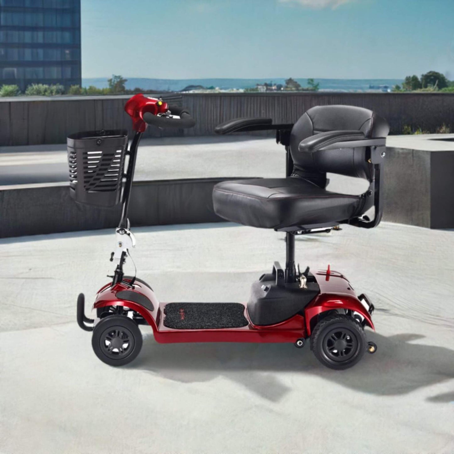 Freerider USA Ascot 4 Advanced Electric Lightweight 4-Wheel Mobility Scooter, 325LBS (SAK96832)