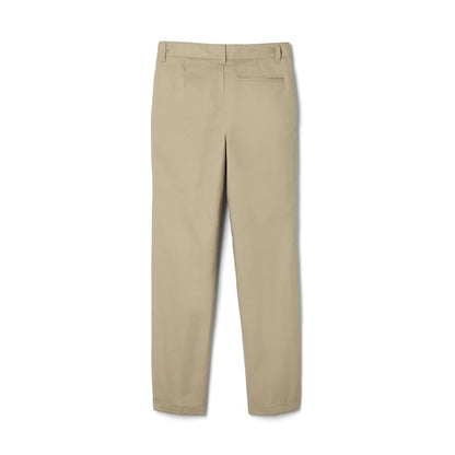 French Toast Boys' Adjustable Waist Relaxed Fit Pant (Standard & Husky) 10 Slim Khaki Beige - # BOAA12410004