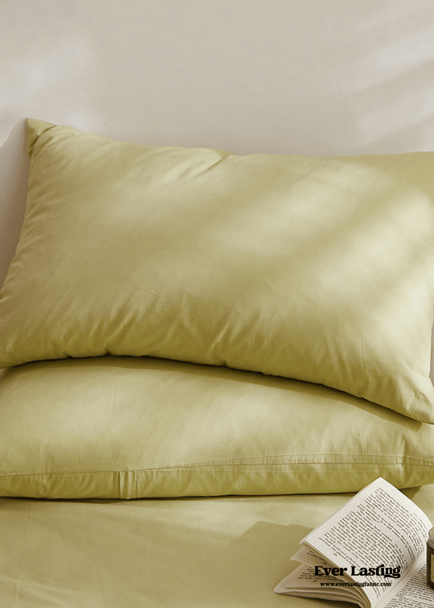 Fresh Plaid Washed Cotton Pillowcases