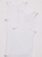 Fruit of the Loom Boys' Cotton White T Shirt 4-5T Tank - Toddler - 6 Pack - White - # BOAA11510012