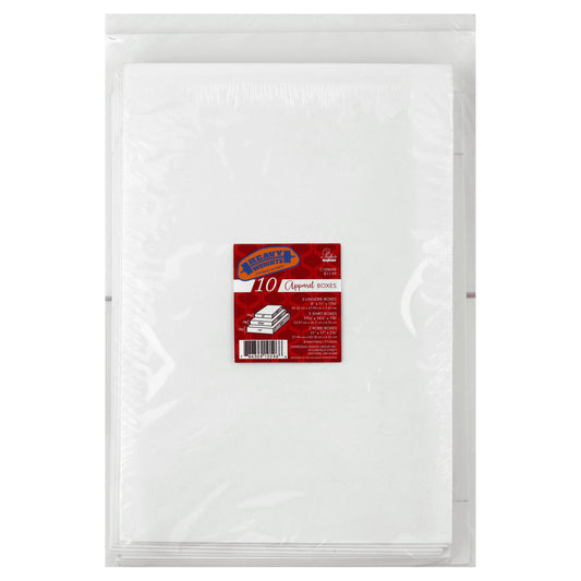 Heavyweight White Apparel Gift Boxes - 10 Pack