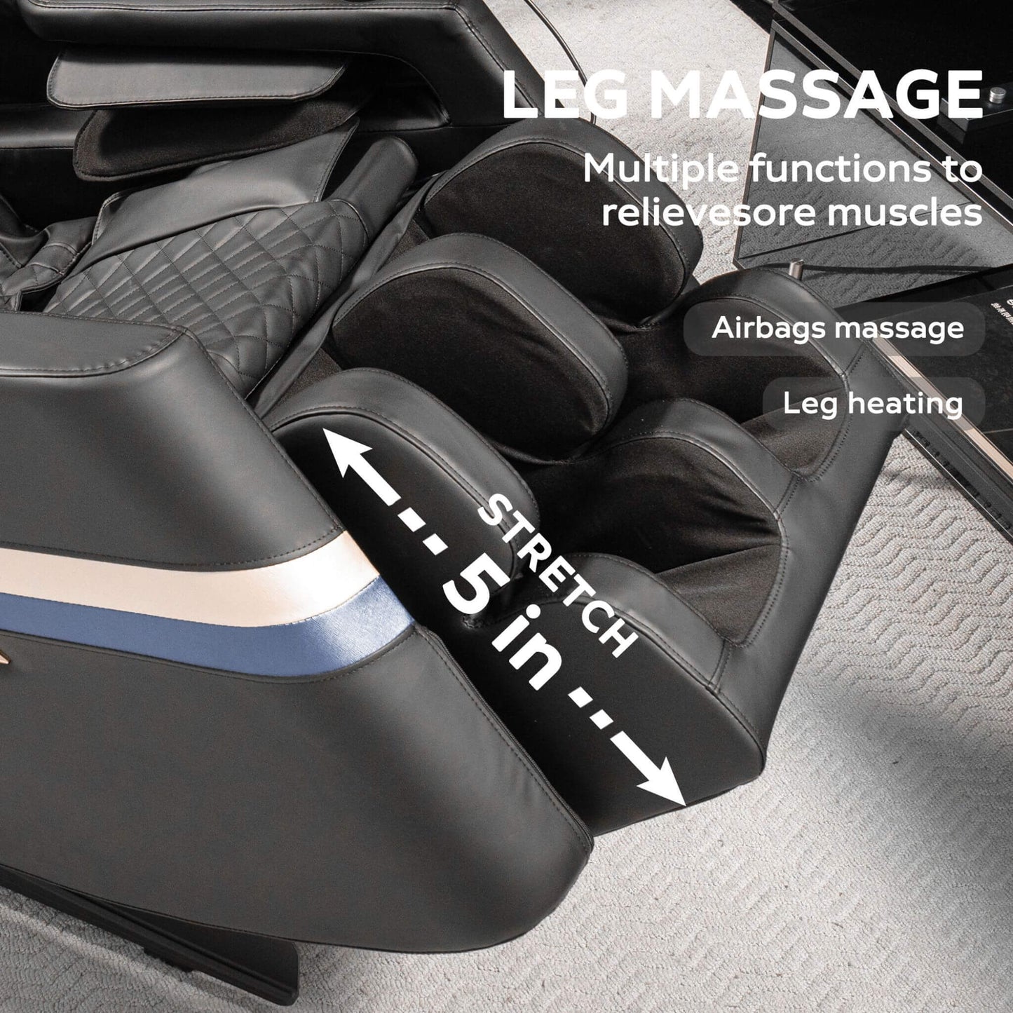 Airvana Full-Body Zero-Gravity Massage Chair Recliner With Six Massage Rollers (SAK91825)